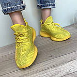 Кросівки Adidas Yeezy Boost 350 V2 рефлектив шнурки, кросівки адідас ізі буст 350 в2, кросівки Adidas Yeezy, фото 7