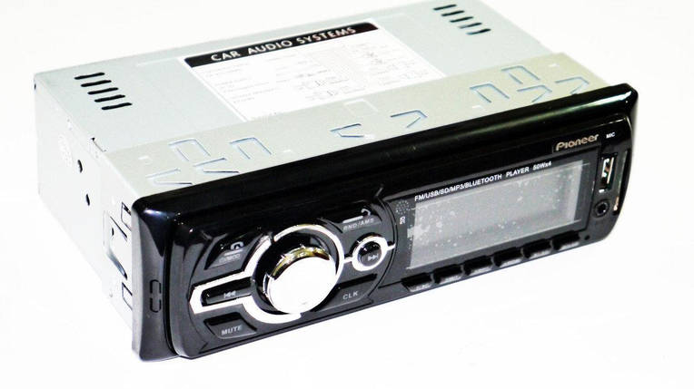 Автомагнітола автомобільна в машину FM/USB/TF/MP3/AUX/BT Pioneer 4008U Bluetooth з сенсорним дисплеєм 1DIN, фото 2