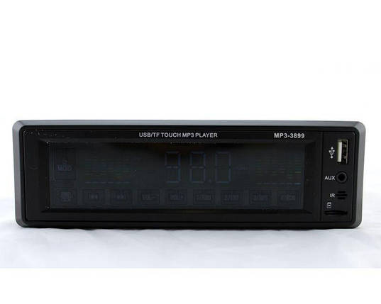 Автомагнітола головний пристрій автомобільна магнітола FM/USB/SD/MP3/AUX MP3 3899 з сенсорним дисплеєм 1DIN, фото 2