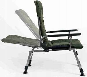 Крісло коропове рибальське Elektrostatyk F5R з підлокітниками, фото 2