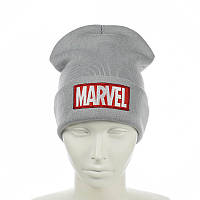 Молодежная шапка "Marvel" светло-серый