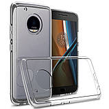Силіконовий прозорий тонкий чохол для Motorola Moto G5 Plus (XT1685), фото 6