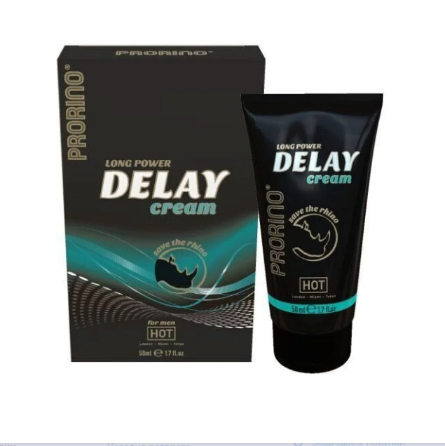 Крем-пролонгатор для чоловіків Hot Prorino Delay Cream 50 ml Оригінал Німеччина hotdeal