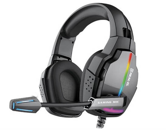 Навушники гарнітура накладні REAL-EL GDX-7680 Black, фото 1