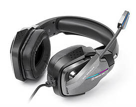 Навушники гарнітура накладні REAL-EL GDX-7680 Black, фото 4