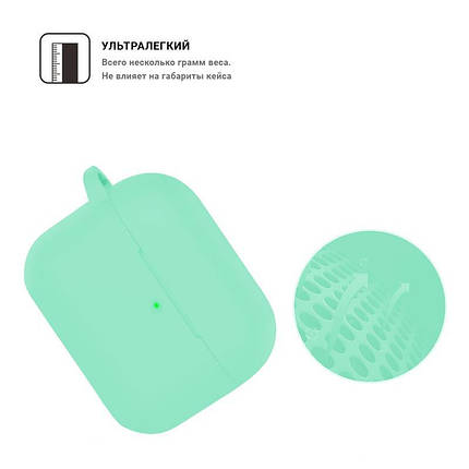 Чохол TPU Armorstandart Hang для Apple Airpods Pro Coastal Mint (ARM56102), фото 3