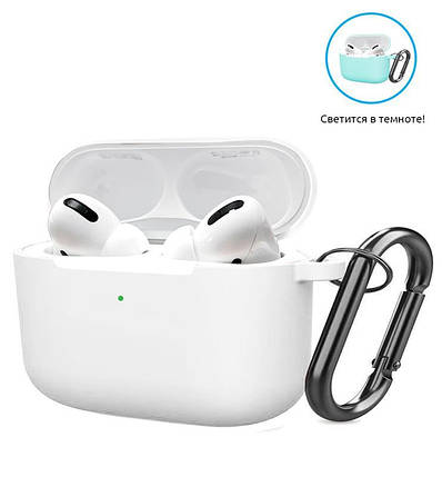 Чохол TPU Armorstandart Hang для Apple Airpods Pro Noctilucent White (ARM56060), фото 1