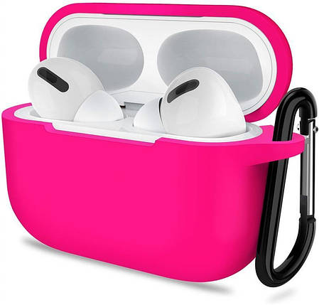 Чохол TPU Armorstandart Silicone для Apple Airpods Pro Hot Pink (ARM56077), фото 2