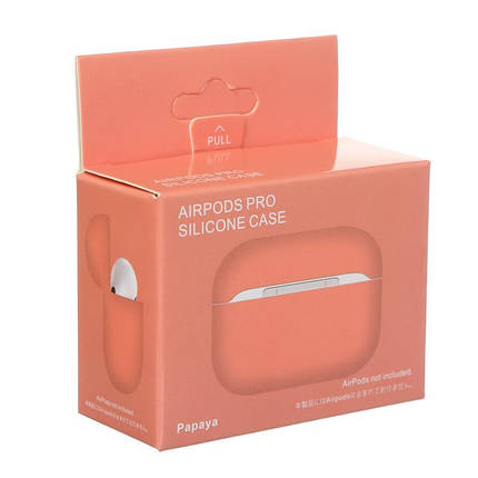 Чохол TPU Armorstandart Ultrathin для Apple Airpods Pro Papaya Orenge (ARM55966), фото 3