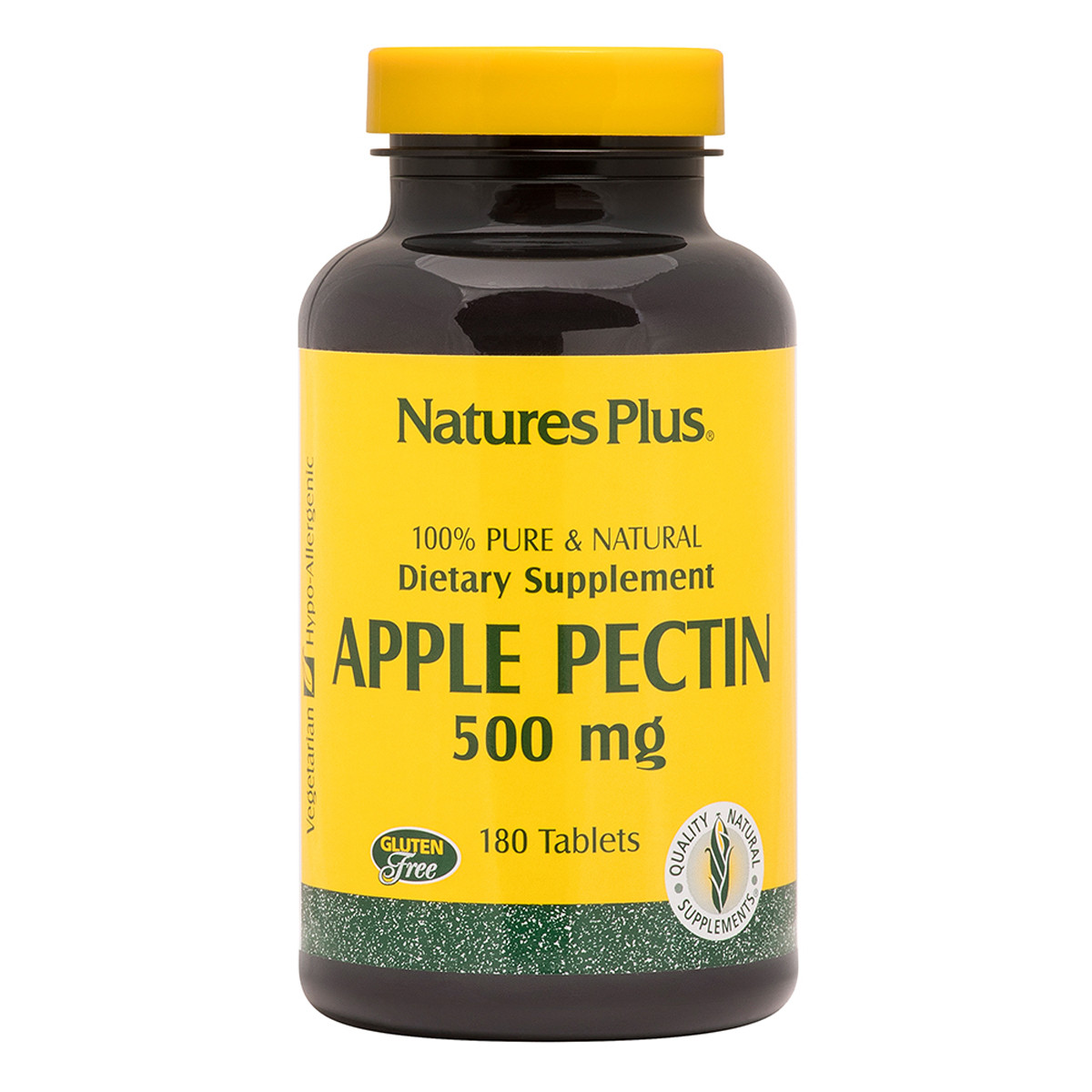 Яблучний Пектин, nature's Plus, 500 мг, 180 Таблеток
