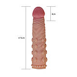 Насадка на член Pleasure X-Tender Penis Sleeve 2", фото 5