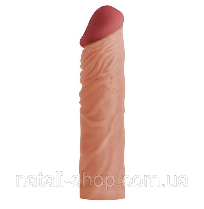 Подовжуюча насадка на пеніс Pleasure X-Tender Penis Sleeve Add 2"
