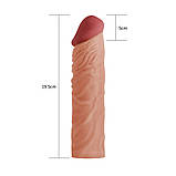 Подовжуюча насадка на пеніс Pleasure X-Tender Penis Sleeve Add 2", фото 5