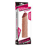 Подовжуюча насадка на пеніс Pleasure X-Tender Penis Sleeve Add 2", фото 8