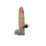 Насадка, що подовжує, на пеніс Pleasure X-Tender Vibrating Penis Sleeve Add 2", фото 3