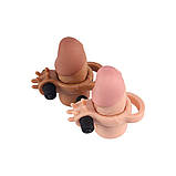 Насадка, що подовжує, на пеніс Pleasure X-Tender Vibrating Penis Sleeve Add 2", фото 6