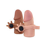 Насадка, що подовжує, на пеніс Pleasure X-Tender Vibrating Penis Sleeve Add 2", фото 7