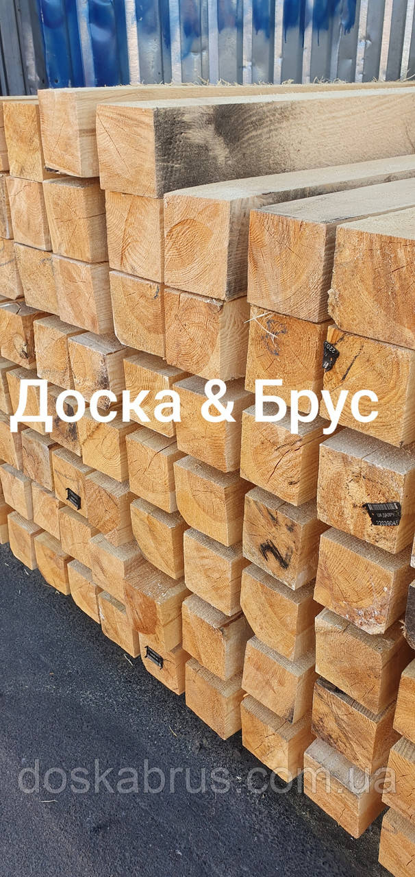 Брус - 100 × 100 × 6 м Купити в Одесі ціна за 1 шт