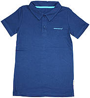 Сорочка поло темно-синя, короткий рукав, для хлопчиків, ріст 116 см, Robinzone