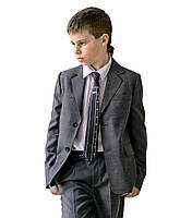 Школьный пиджак для мальчика серый 116, 134 см 134