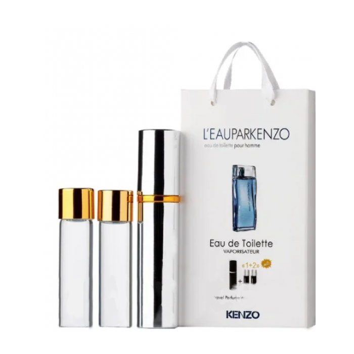 Парфуми чоловічі Kenzo Leau Par Kenzo Pour Homme з феромонами 3х15 мл, фото 1