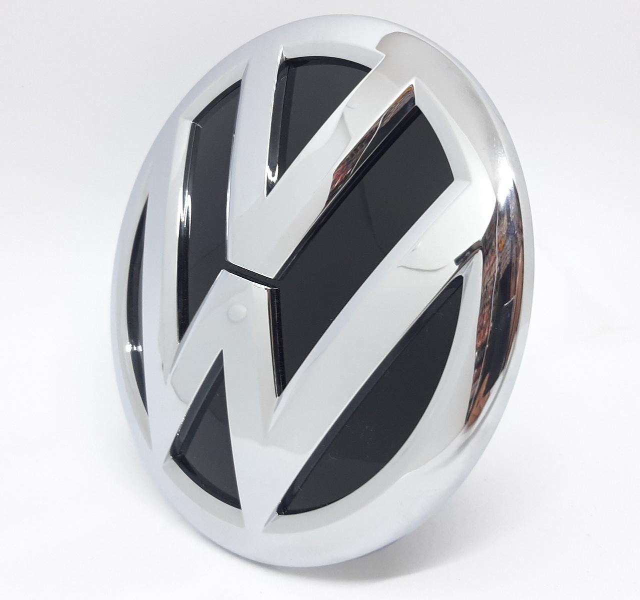 Емблема VW на капот і кришку багажника 130мм глянець ОРИГІНАЛ (новий)