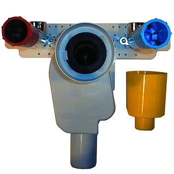 Сифон вбудовується в стіну з виймаємо сифонним вкладишем і монта. плитою HL44 з установочними уголками1/2"