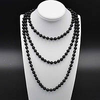 Намисто під перли 8 мм 150 см чорні