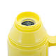 Термос Kamille Жовтий 600мл пластиковий зі скляною колбою KM-2030, фото 5