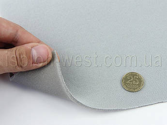 Відріз 0,75м, Cтельова автотканина (Туреччина, сіра D51-16123), на поролоні і сітці, товщ. 3мм шир. 170см, Турциія