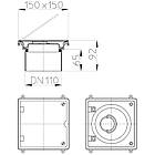 Лючок-прочищення DN110, фото 2