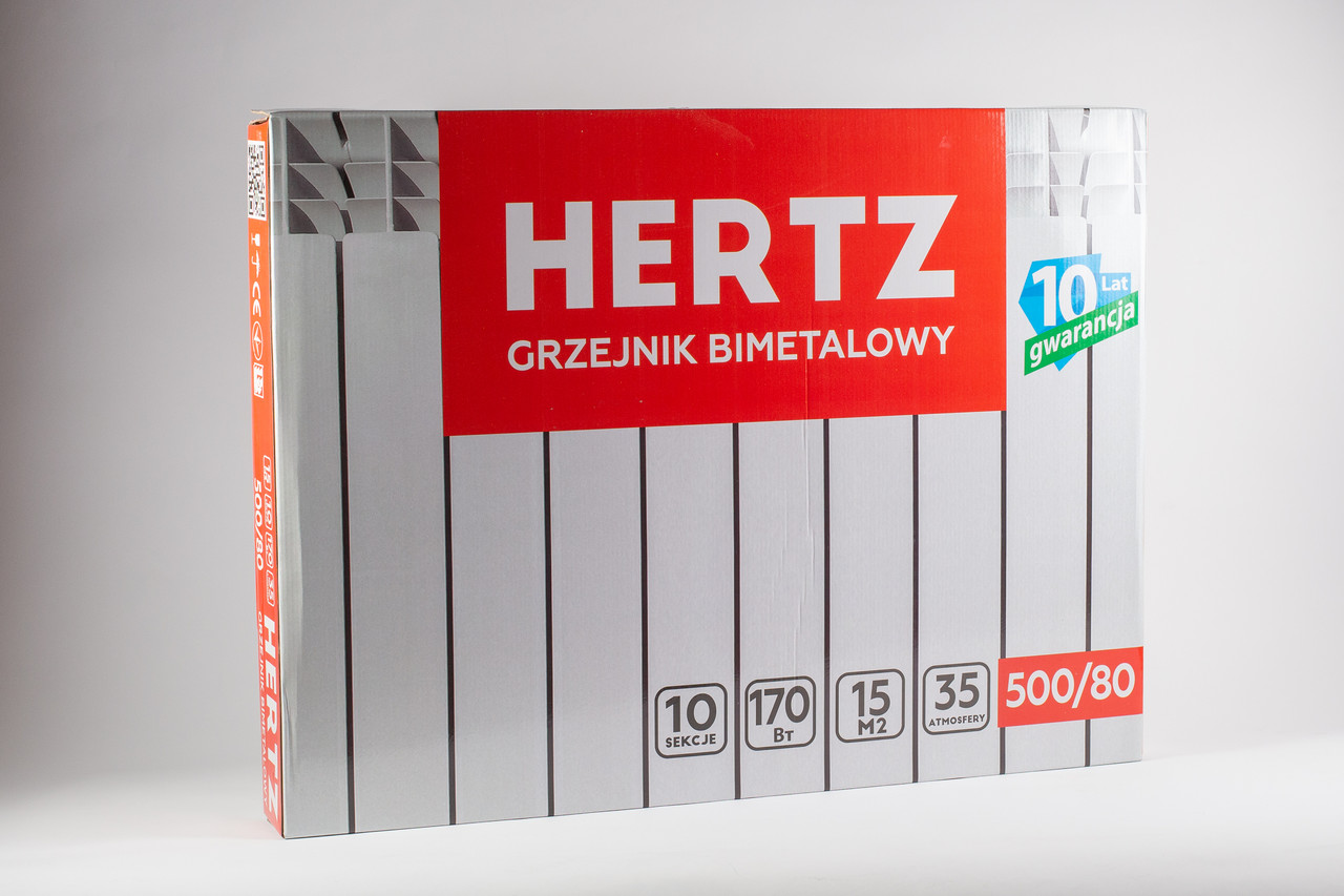 Біметалеві радіатори Hertz 500/80