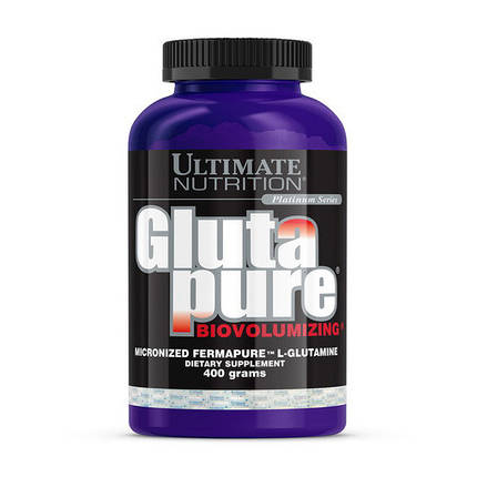 Глютамін в порошку Ultimate Glutapure 400 г без смаку, фото 3