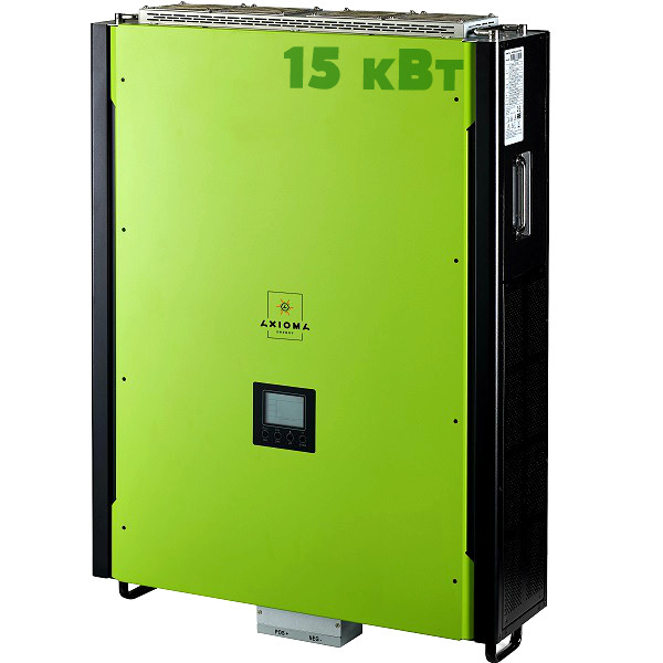Мережевий сонячний інвертор AXIOMA energy ISGRID 15000 з резервною функцією 15 кВт, 380В