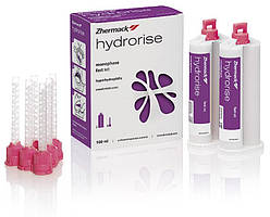 Hydrorise monophase, 2 картріджа по 50ml, А-силікон(полівінілсілоксан) середньої вязкості, 12насадок