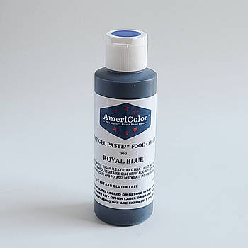 Гелева фарба AmeriColor Королівський синій/Royal blue 128 г