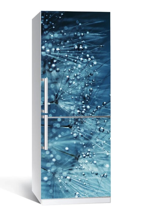 Вінілова наклейка на холодильник Роса 01, 60x180 см, наклейки на холодильник, фото 1