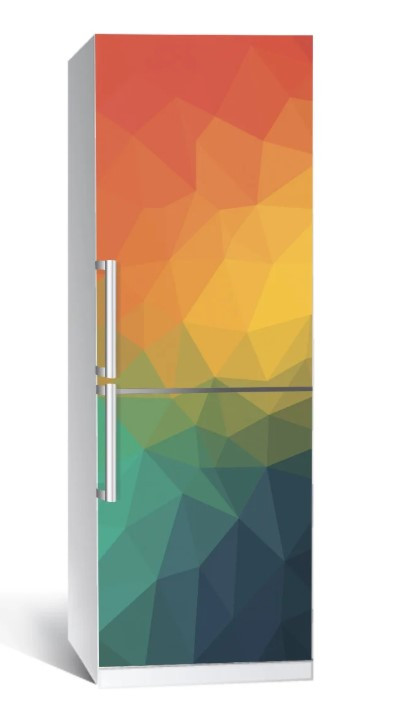Вінілова наклейка на холодильник Абстракція, 60x180 см, наклейки на холодильник, фото 1