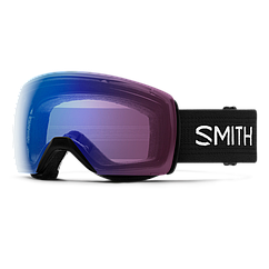 Гірськолижна маска Smith Skyline XL Black Лінза S1-S2 ChromaPop Photochromic Rose Flash