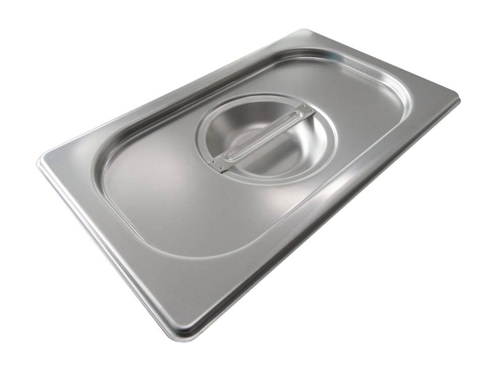Кришка для гастрономічного контейнера GN 1/2 - нержавіюча сталь (INOX), фото 1