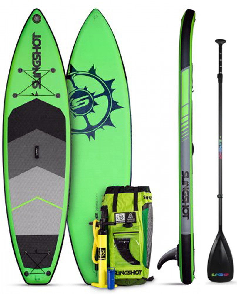Сапборд Slingshot Crossbreed Airtech 11'0 Green, 2021 — дошка для САП серфінгу, sup board