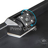 Камера заднього виду автомобільна у номерний рамці з LED підсвічуванням на машину для паркування (Чорна), фото 8
