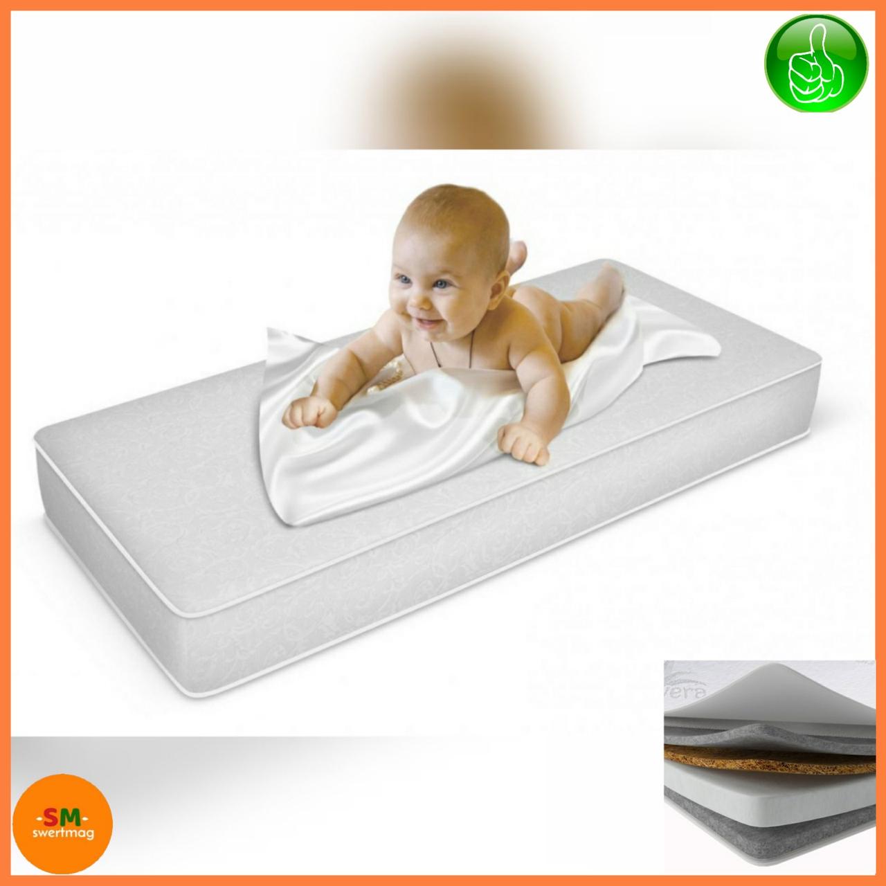 Матрац дитячий для ліжечок "baby Lux®Air Eco Classic", розмір 120*60*10см