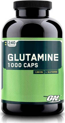 Глютамін Optimum Glutamine 1000 капс 240, фото 3