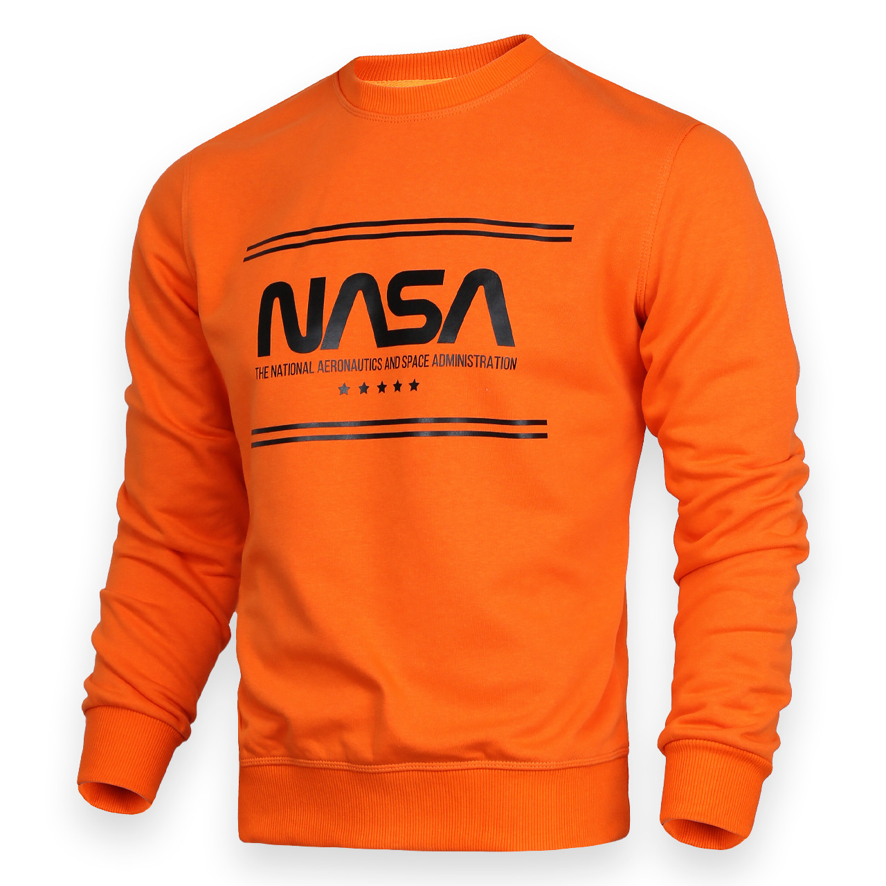 Світшот чоловічий жовтогарячий NASA ORN M (Р) 20-521-001