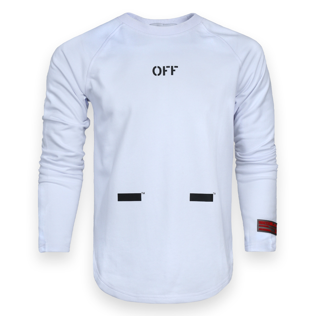 Світшот чоловічий білий OFF-WHITE №15 Р-2 WHT L(Р) 20-536-201-001