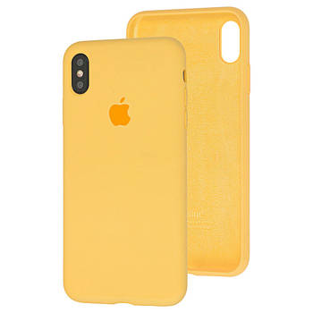 Чохол Silicone Case для Apple iPhone X / Xs Yellow