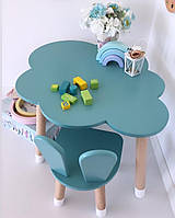 Дитячий столик, 1 стілець (зайчик і столик хмаринка)