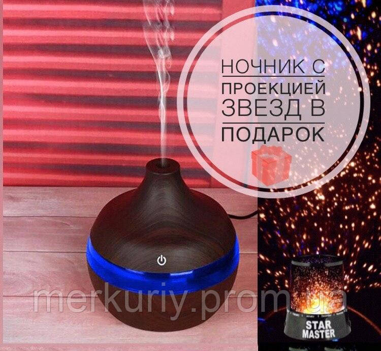 Зволожувач повітря арома лампа з LED підсвічуванням Humidifier Air Purifier idew Аромадиффузор для будинку