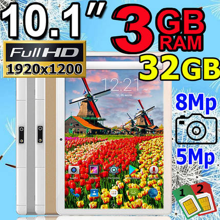 Планшет-телефон ASUS Z101 Prime 3GB/32GB, 3G, 10.1 IPS + Чохол у Подарунок!, фото 1